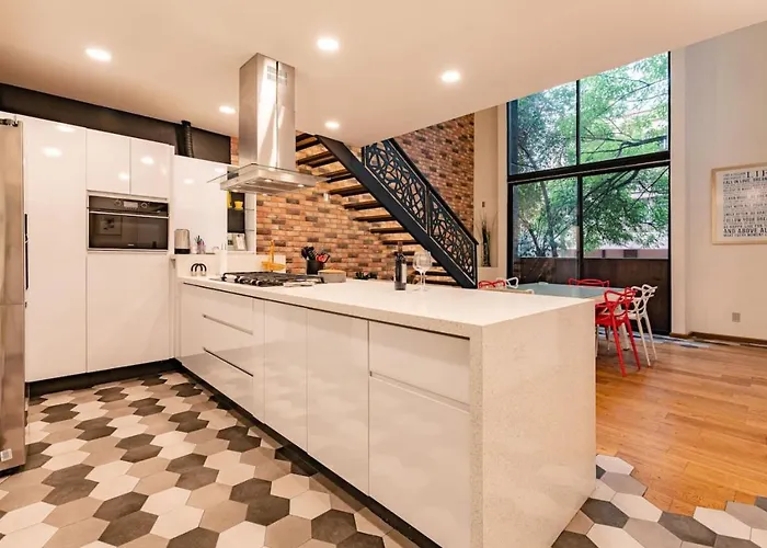 Stylish Loft In Roma Norte Near Dining And Cafes *